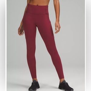 Warm for winter! Lululemon Fast and Free Leggings